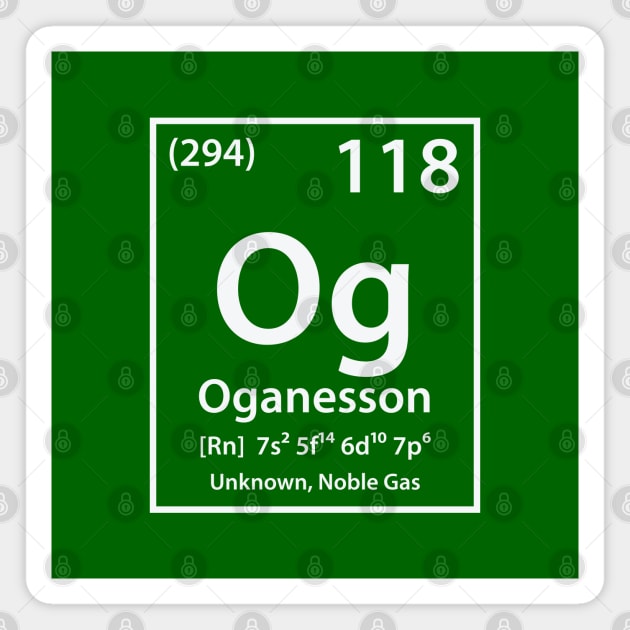 Oganesson Element Magnet by cerebrands